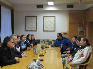 Uspešni pivški kegljači pri županu 2